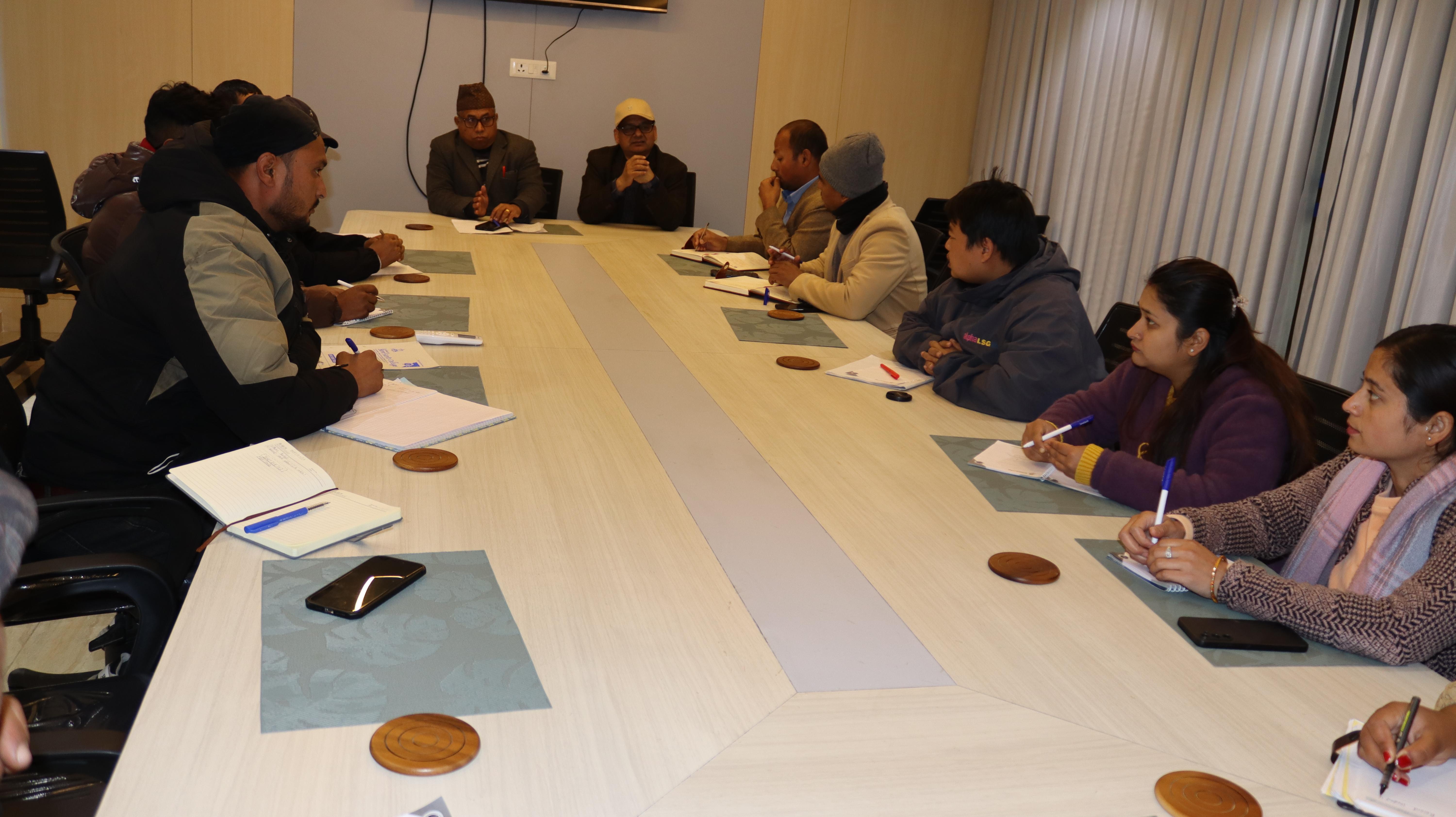 Staff Meeting (2082-09-03)