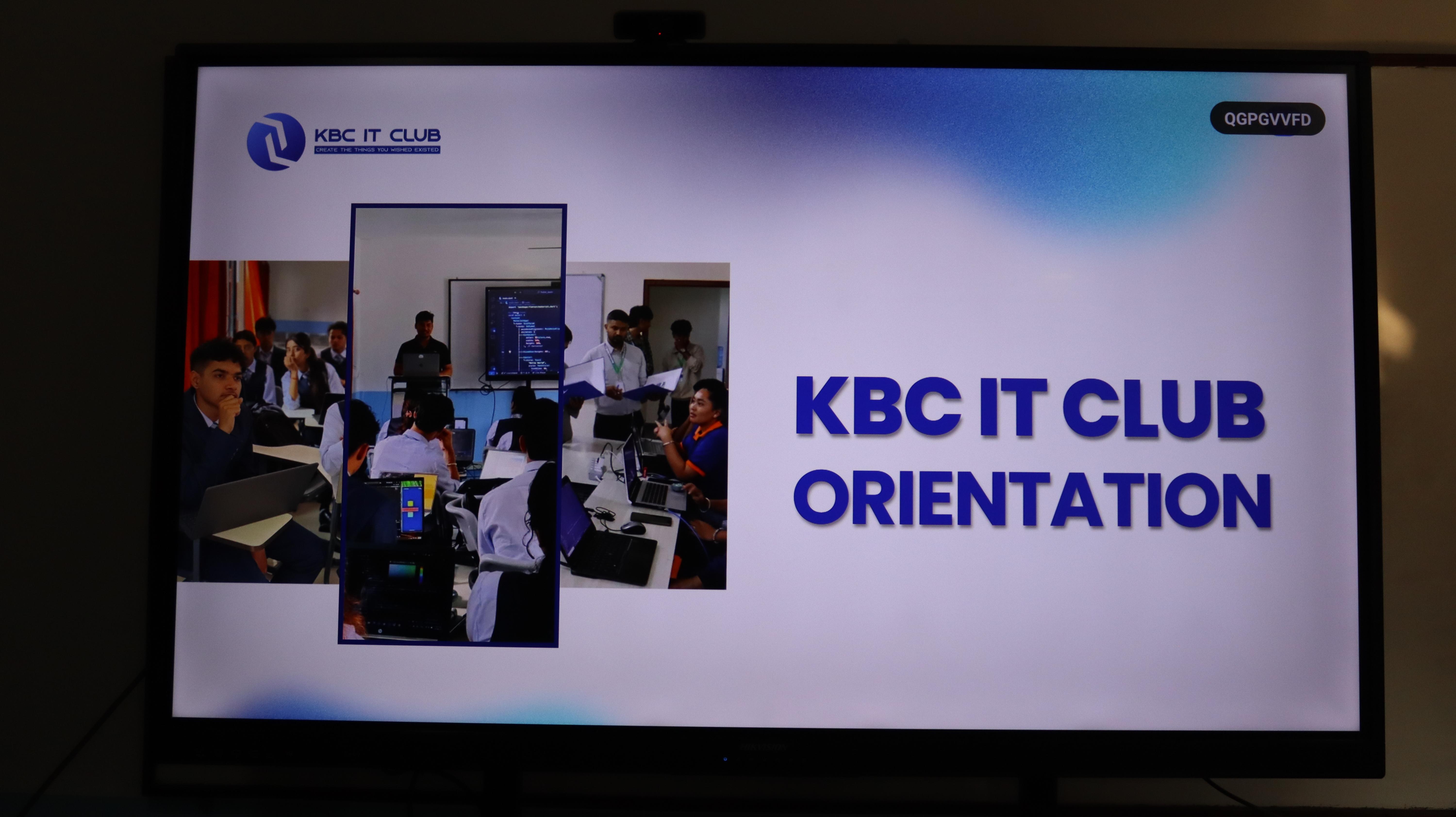 KBC IT CLUB-New Members Welcome & Orientation-2082