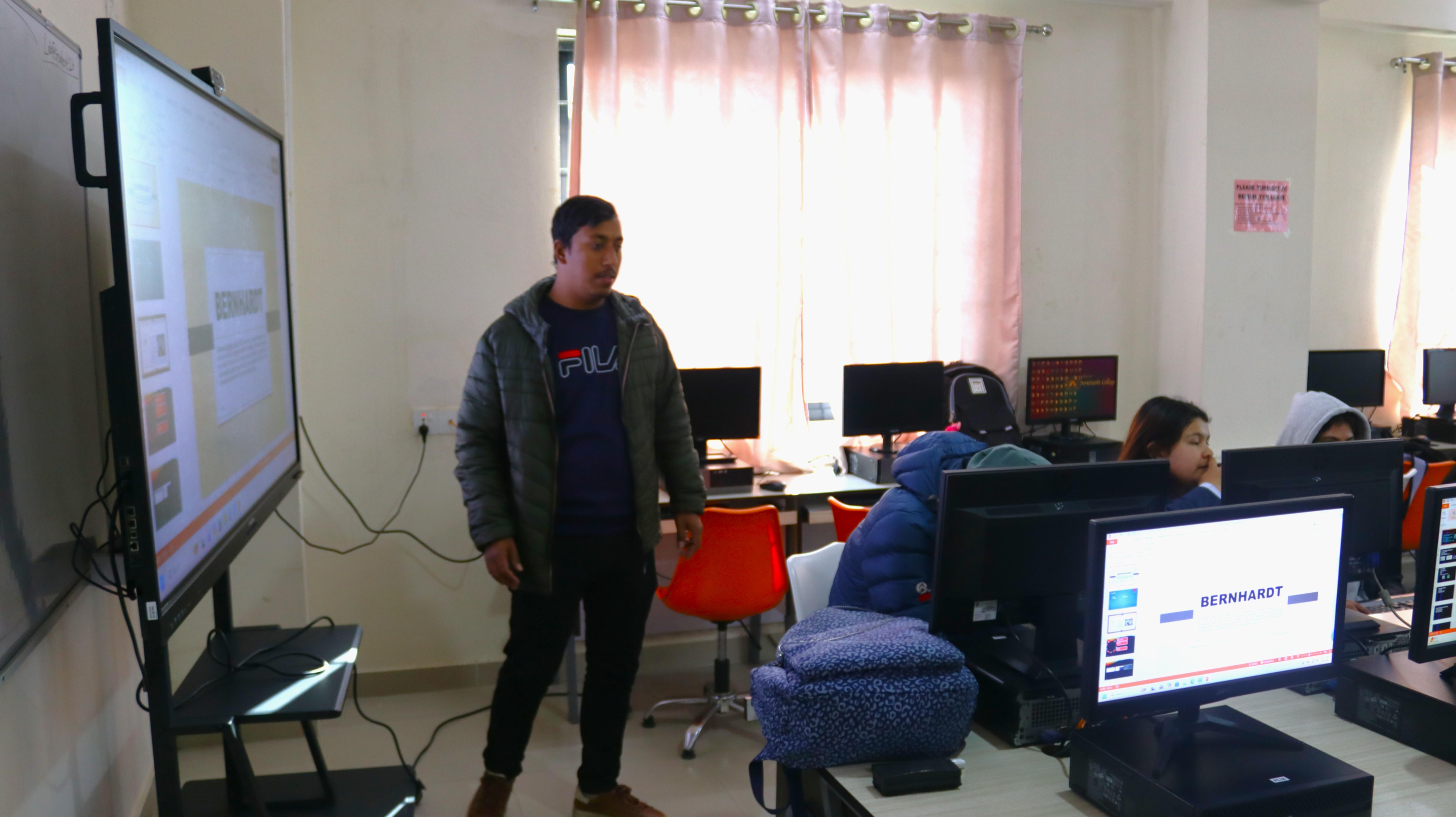 Management students.MS-Office Training Day-3