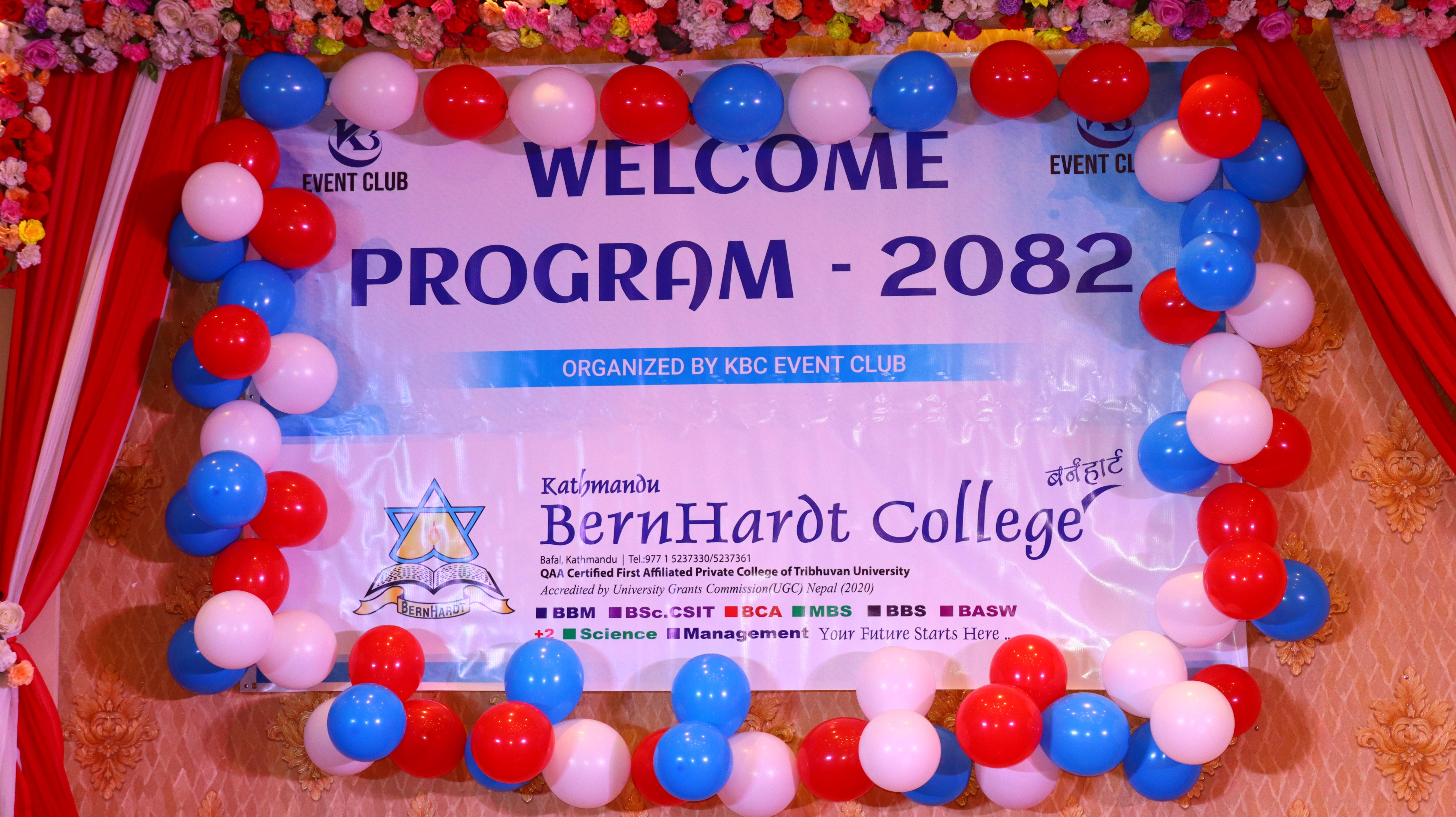 Welcome Program-2082